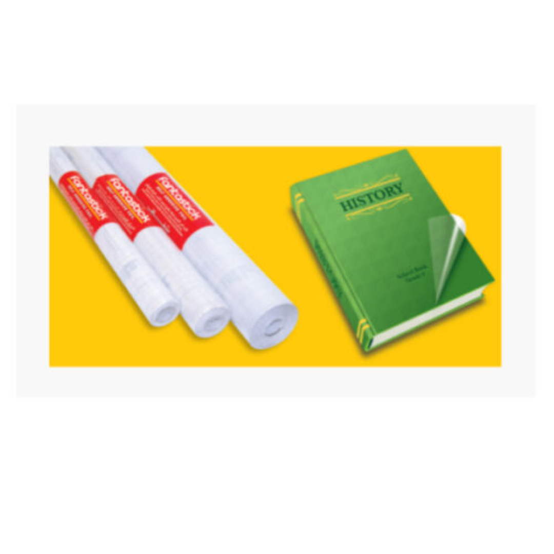 Fantastick AdhesiveFoil Trans.Frstd 45cmx10Y Clear FK-AFT4510-6005